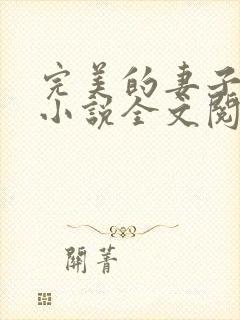 完美的妻子赵岚小说全文阅读