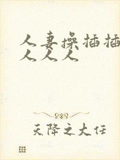 人妻操插插人妻人人人