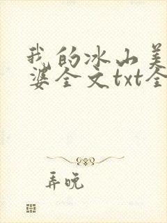 我的冰山美女老婆全文txt全文下载