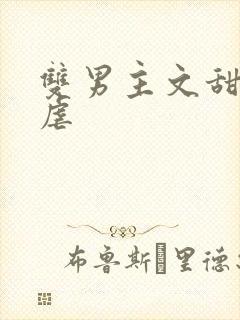 双男主文甜宠无虐