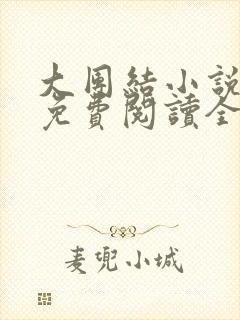 大团结小说全文免费阅读全文无弹幕