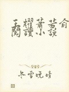 王耀萧若俞免费阅读小说封面