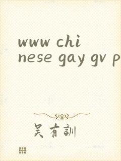 www chinese gay gv pron封面