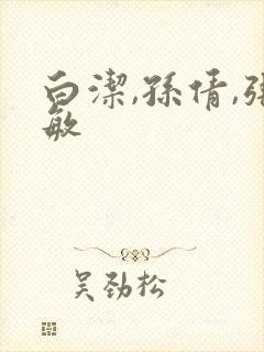 白洁,孙倩,张敏