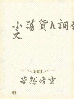 小荡货h调教h文