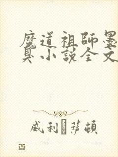 魔道祖师墨香铜臭小说全文免费阅读封面