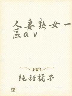 人妻熟女一区二区aⅴ