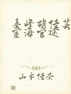 秦峰胡佳芸小说宦海官途封面