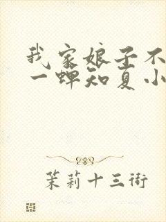 我家娘子不对劲一蝉知夏小说无弹窗