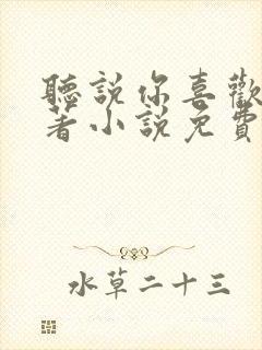 听说你喜欢我原著小说免费阅读