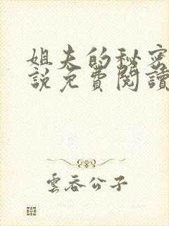 姐夫的秘密,小说免费阅读