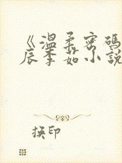 《温柔密码》张辰李茹小说封面