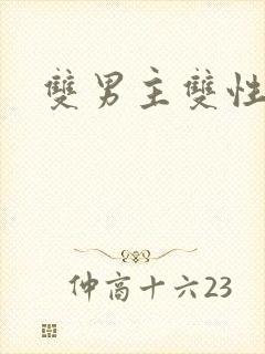 双男主双性互攻