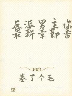 反派男主你好坏最新章节番外