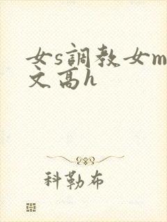 女s调教女m黄文高h