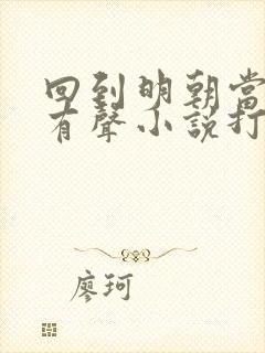 回到明朝当王爷有声小说打包下载封面