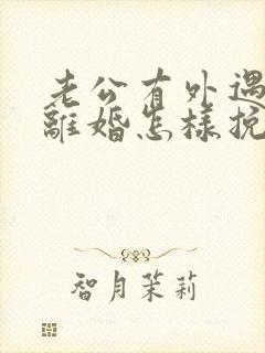 老公有外遇还要离婚怎样挽回