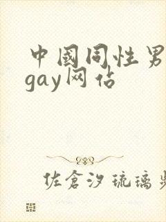 中国同性男男黄gay网站封面
