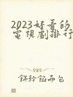2023好看的电视剧排行榜前十名