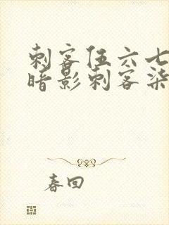 刺客伍六七中的暗影刺客柒