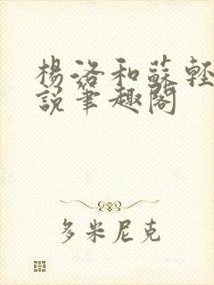 杨洛和苏轻眉小说笔趣阁