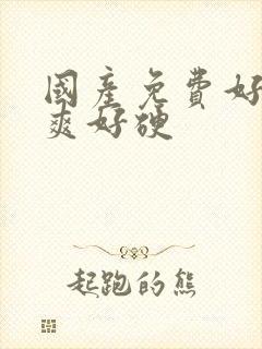 国产免费好大好爽好硬