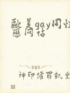 欧美gay同性恋网站