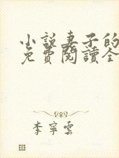 小说妻子的秘密免费阅读全文