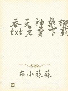 吞天神鼎柳无邪txt免费下载
