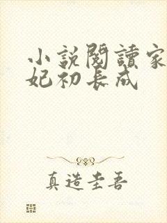 小说阅读家有王妃初长成