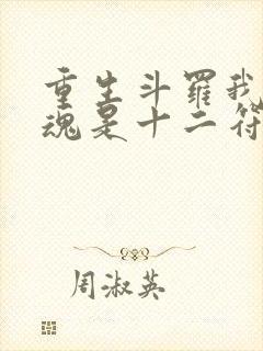 重生斗罗我的武魂是十二符咒