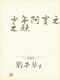 少年阿宾之多事之秋