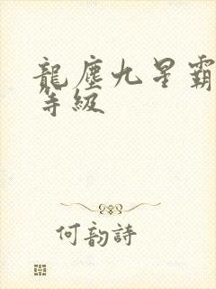 龙尘九星霸体诀等级
