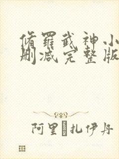 修罗武神小说未删减完整版