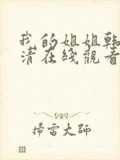 我的姐姐韩剧高清在线观看