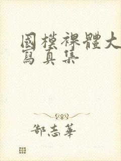 国模裸体大尺度写真集