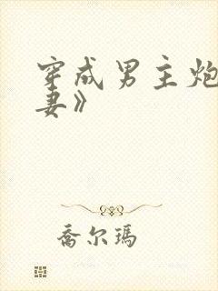 穿成男主炮灰前妻》