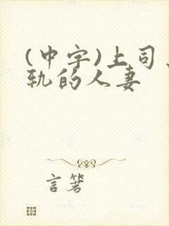 (中字)上司出轨的人妻