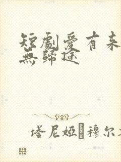 短剧爱有来路却无归途