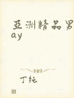 亚洲精品男同gay封面