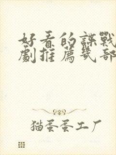 好看的谍战电视剧推荐几部 前十名封面