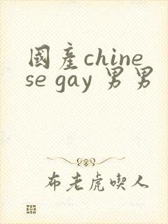 国产chinese gay 男男