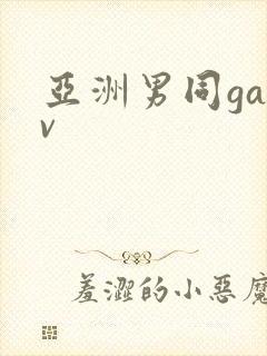 亚洲男同gayv