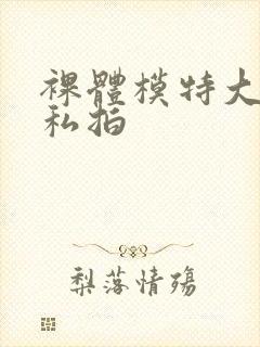 裸体模特大尺度私拍