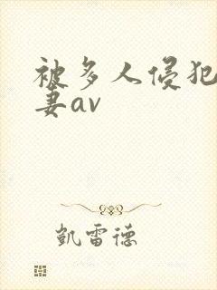 被多人侵犯的人妻av