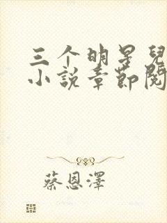 三个明星儿媳妇小说章节阅读免费全文