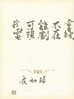 我可能不会爱你电视剧在线观看