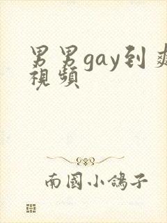 男男gay到爽视频