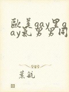 欧美gay里gay气男男同性恋网站