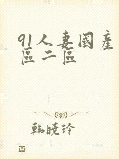 91人妻国产一区二区封面